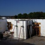 Poured ICF walls 