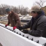 Photos from the ICF installation of the Creekside Home featured on PBS Hometime with Dean Johnson in December 2012.