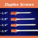 Duplex Screws Sizes
