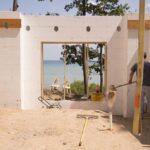 ICF Walls During Construction