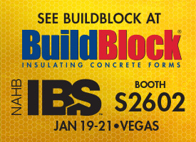BuildBlock ICFs Exhibiting at 2016 NAHB International Builders Show Booth S2602