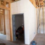 Interior safe room before finishing