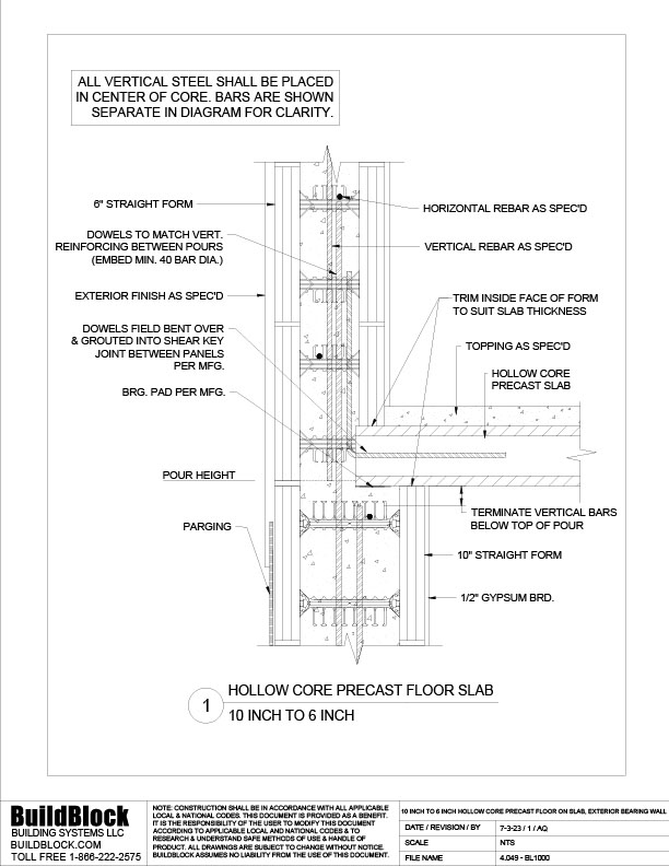 Hollowcore Precast Concrete - Precast Plank