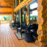 Large wrap around patio