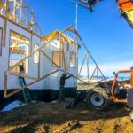P repairing to install roof trusses