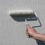Paint Roller with plaster