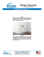 PolyWall Home Stretch Peel N Stick Instructions