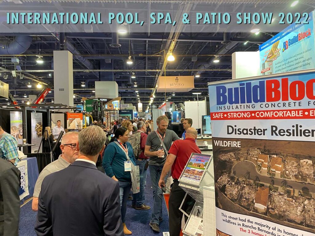 2021 International Pool, Spa, and Patio Expo BuildBlock Insulating
