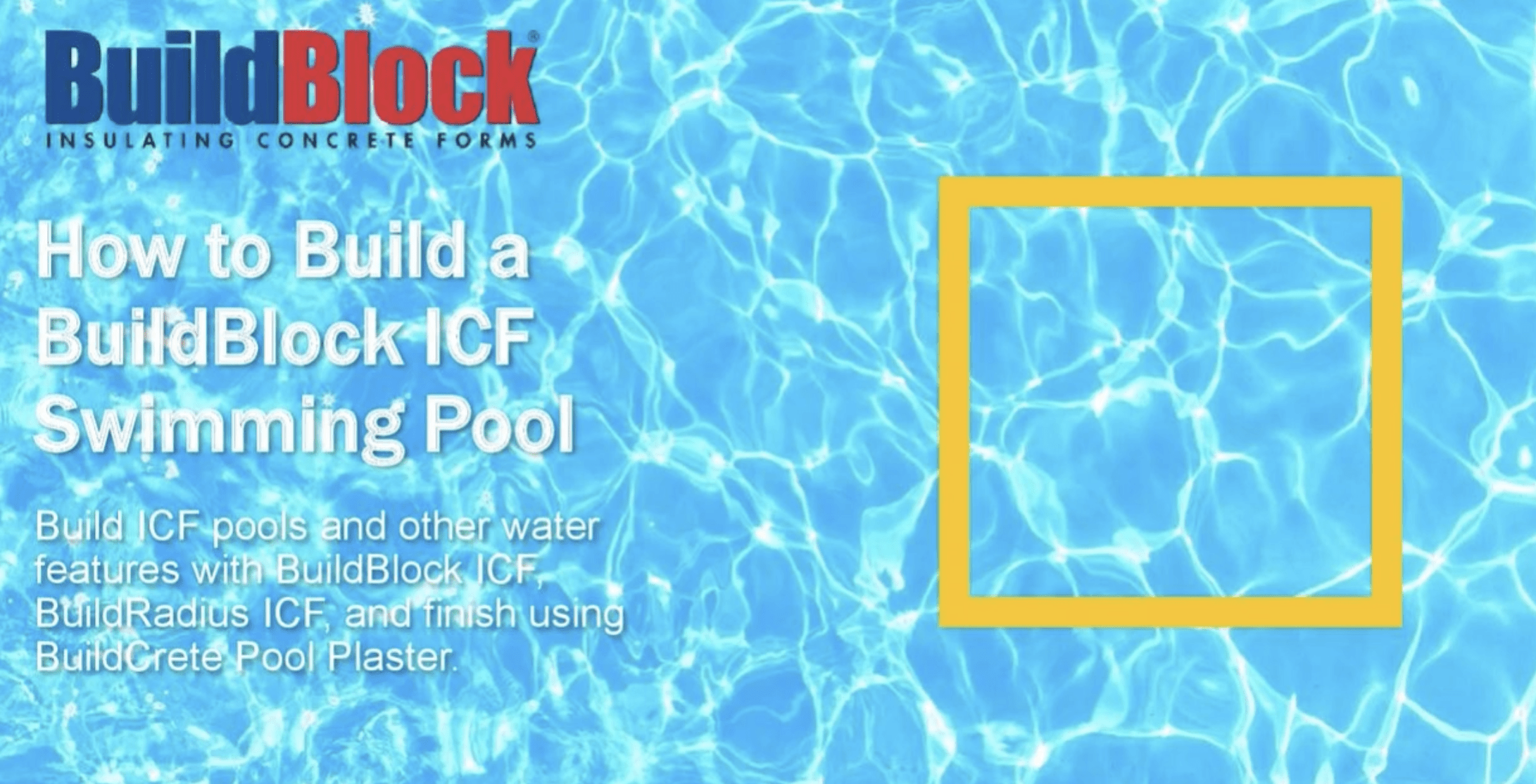 Icf Swimming Pools Buildblock Insulating Concrete Forms