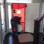 Interior During Blower Door Test