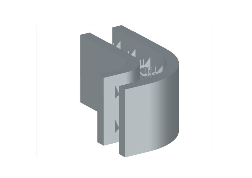 BuildBlock ICF BuildRadius BR-602 6in Radius Form (DWG) - BuildBlock ...