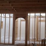 Interior wood framing