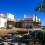 Atlantic Beach House during construction
