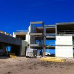 Atlantic Beach House during construction